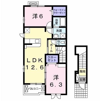 ガーデン　フォレスト　Ⅰ 201【管理NO：1-019957401-02010】 ★家具家電は申し込み後に搬入します★ ★2026年10月下旬入居可能★の物件画像