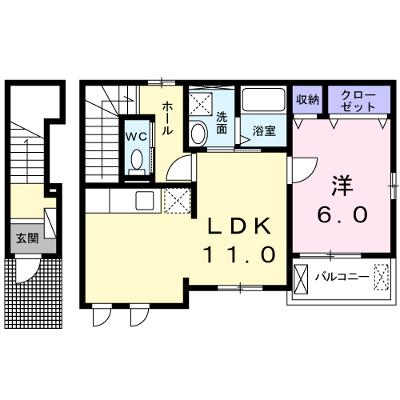 フランⅡ 202【管理NO：1-021831801-02020】 ★家具家電は申し込み後に搬入します 2026年08月下旬入居可能の物件画像
