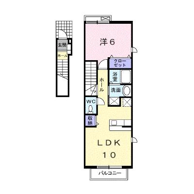 ジュネス湘南 201【管理NO：1-017118001-02010】 ★家具家電は申し込み後に搬入します 2026年08月下旬入居可能の物件画像