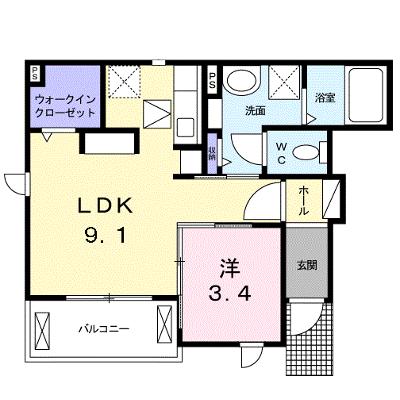 カルム 101【管理NO：1-021441001-01010】 ★家具家電は申し込み後に搬入します 2026年08月下旬入居可能の物件画像