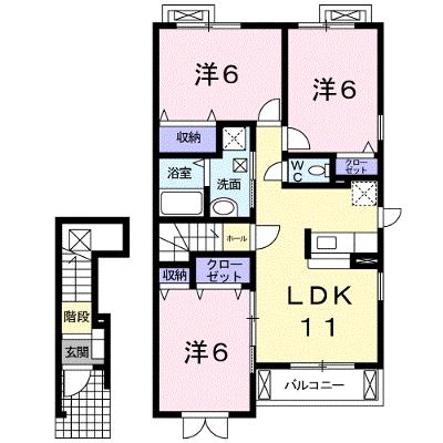 ドリームⅡ 203【管理NO：1-015342902-02030】 ★家具家電は申し込み後に搬入します★ ★2026年08月下旬入居可能★の物件画像