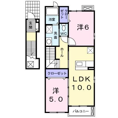 グリーン　フォレスト 201【管理NO：1-016765801-02010】 ★家具家電は申し込み後に搬入します★ ★2026年09月中旬入居可能★の物件画像