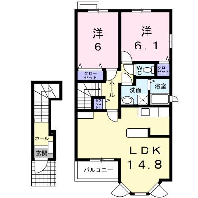 ヴィラ・リッツ 202【管理NO：1-014608601-02020】 ★家具家電は申し込み後に搬入します★ ★2026年08月下旬入居可能★の物件画像