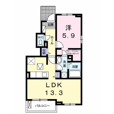 クレールⅤ 101【管理NO：1-020935601-01010】 ★家具家電は申し込み後に搬入します 2026年07月下旬入居可能の物件画像
