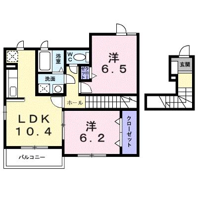 メゾン伏見 205【管理NO：1-017798801-02040】 ★家具家電は申し込み後に搬入します 2026年08月下旬入居可能の物件画像
