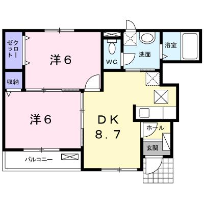 ラネージュⅢ番館 104【管理NO：1-016136301-01040】 ★家具家電は申し込み後に搬入します★の物件画像