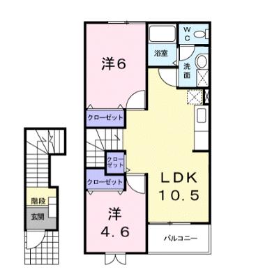 アウローラ 203【管理NO：1-011561401-02030】 ★家具家電は申し込み後に搬入します★ ★2026年09月上旬入居可能★の物件画像