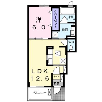 エクセレント有瀬　Ⅱ 102【管理NO：1-021164002-01020】 ★家具家電は申し込み後に搬入します★ ★2026年09月上旬入居可能★の物件画像