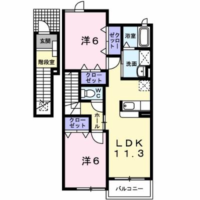 ルナ　パレス　Ａ 202【管理NO：1-013261901-02020】 ★家具家電は申し込み後に搬入します★の物件画像