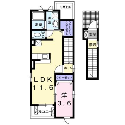 バ－ミィ・ハウスＳⅠ 201【管理NO：1-018716101-02010】 ★家具家電は申し込み後に搬入します 2026年08月下旬入居可能の物件画像