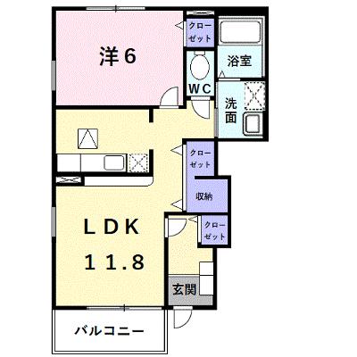 アビタシオン　シャンゼリゼ 101【管理NO：1-014890601-01010】 ★家具家電は申し込み後に搬入します★ ★2026年08月下旬入居可能★の物件画像