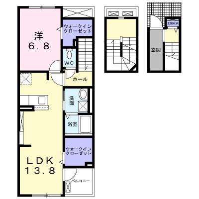 プレッソ春日 304【管理NO：1-026839101-03040】 ★家具家電は申し込み後に搬入します 2026年08月下旬入居可能の物件画像