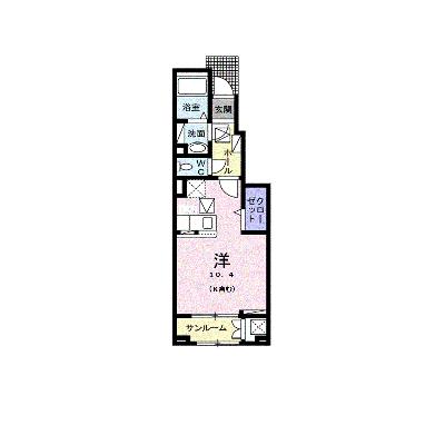 クラール泉池Ａ 103【管理NO：1-024813101-01030】 ★家具家電は申し込み後に搬入します★の物件画像