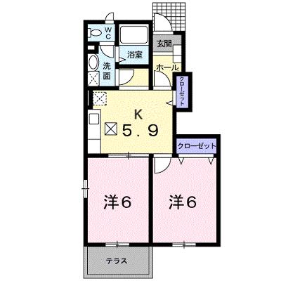ソレイユＮ　Ｂ 103【管理NO：1-012475002-01030】 ★家具家電は申し込み後に搬入します★ ★2026年09月中旬入居可能★の物件画像