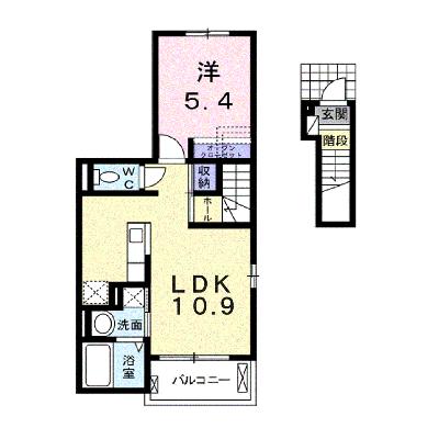 ユリウス　南江戸　Ⅱ 201【管理NO：1-023261202-02010】 ★家具家電は申し込み後に搬入します 2026年07月下旬入居可能の物件画像