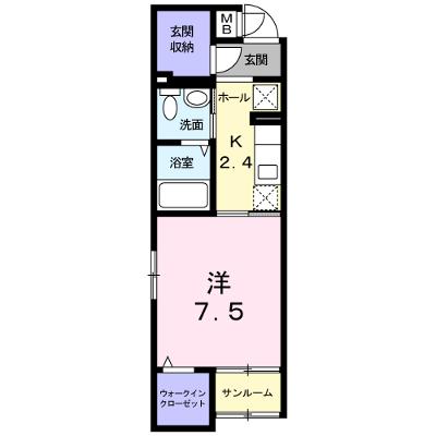 メゾン・ド・クレール 102【管理NO：1-017823801-01020】 ★家具家電は申し込み後に搬入します 2026年07月下旬入居可能の物件画像