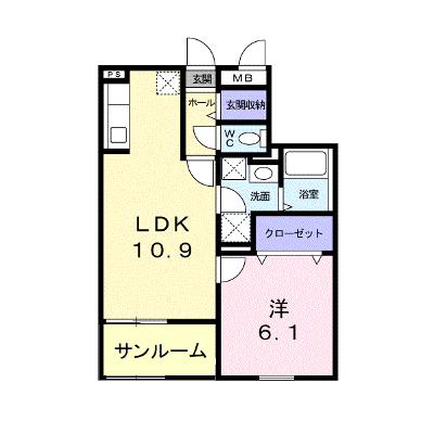 ヴンダーバール 102【管理NO：1-021438001-01020】 ★家具家電は申し込み後に搬入します 2026年08月中旬入居可能の物件画像