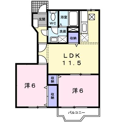 カリーノ・カーサＢ 102【管理NO：1-009565402-01020】 ★家具家電は申し込み後に搬入します 2026年08月下旬入居可能の物件画像