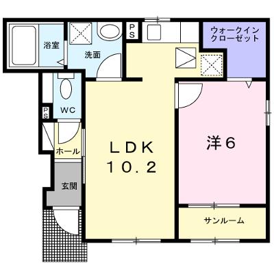 ステラ東出雲　Ⅱ 104【管理NO：1-026643602-01040】 ★家具家電は申し込み後に搬入します 2026年08月下旬入居可能の物件画像