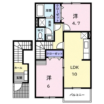 ソル・サリエンテ　Ａ 202【管理NO：1-013229801-02020】 ★家具家電は申し込み後に搬入します★ ★2026年08月下旬入居可能★の物件画像