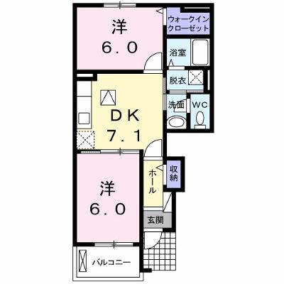 パルティーレ 104【管理NO：1-016417601-01040】 ★家具家電は申し込み後に搬入します★ ★2026年08月下旬入居可能★の物件画像
