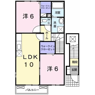 プラシード　２ 201【管理NO：1-015159802-02010】 ★家具家電は申し込み後に搬入します 2026年08月下旬入居可能の物件画像