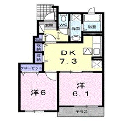 オアシス　南館 102【管理NO：1-015832402-01020】 ★家具家電は申し込み後に搬入します★の物件画像