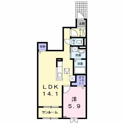 プレミアムガーデンⅠ 103【管理NO：1-025009901-01030】 ★家具家電は申し込み後に搬入します★の物件画像