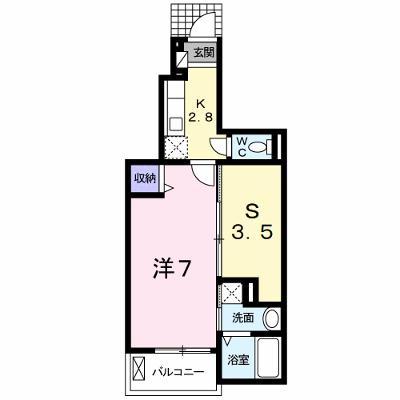 ラインハイム足立山Ｄ 102【管理NO：1-016872104-01020】 ★家具家電は申し込み後に搬入します★ ★2026年10月中旬入居可能★の物件画像