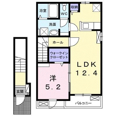 エスペランサ田代 206【管理NO：1-027920301-02060】 ★家具家電は申し込み後に搬入します★ ★2026年08月下旬入居可能★の物件画像