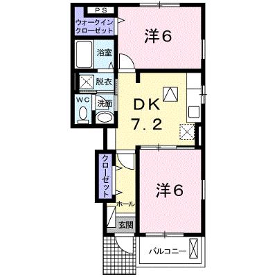 ソレイユ　Ｓ 104【管理NO：1-017267201-01040】 ★家具家電は申し込み後に搬入します★の物件画像