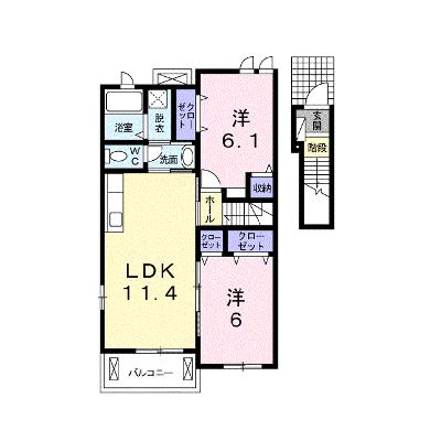 シャトレー　ポワリエ　Ａ 203【管理NO：1-017224001-02030】 ★家具家電は申し込み後に搬入します 2026年08月下旬入居可能の物件画像