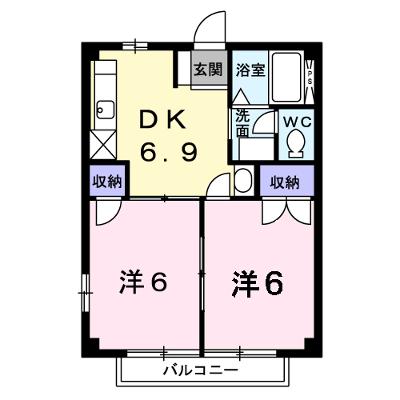 カサグランデ宍戸Ｂ 204【管理NO：1-007115501-02040】 ★家具家電は申し込み後に搬入します★の物件画像