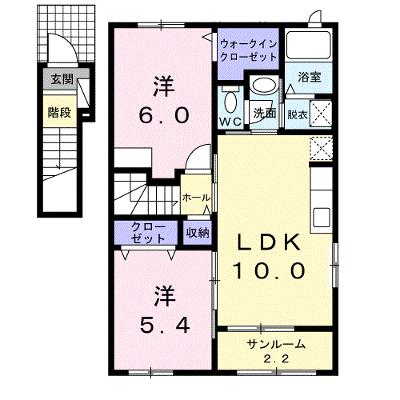 シエーナＡ 201【管理NO：1-023644901-02010】 ★家具家電は申し込み後に搬入します★ ★2026年09月上旬入居可能★の物件画像
