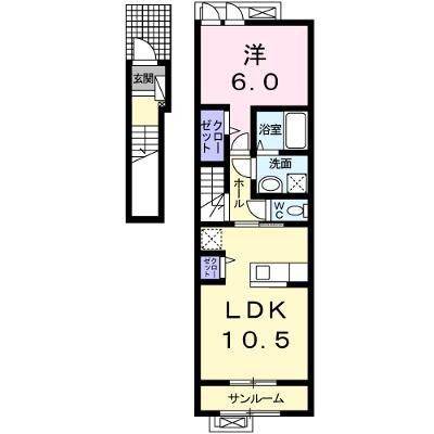 ソシア美春Ⅵ 202【管理NO：1-018674401-02020】 ★家具家電は申し込み後に搬入します★ ★2026年08月下旬入居可能★の物件画像