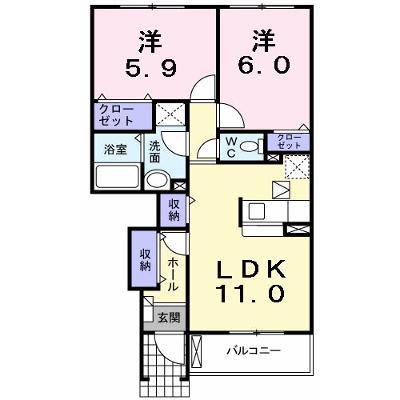 ビバーチェＳ　Ｈ棟 102【管理NO：1-014326602-01020】 ★家具家電は申し込み後に搬入します★の物件画像