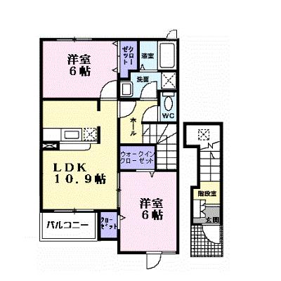 ベル・フィオーレⅡ 203【管理NO：1-014377202-02030】 ★家具家電は申し込み後に搬入します★ ★2026年08月下旬入居可能★の物件画像