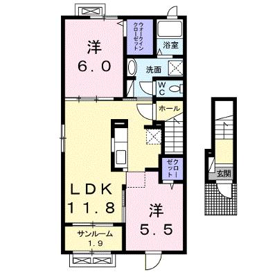 ベル・ブリーズＳＫ 201【管理NO：1-024521101-02010】 ★家具家電は申し込み後に搬入します 2026年07月下旬入居可能の物件画像