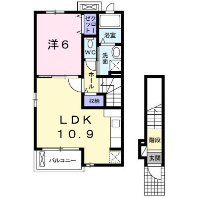 南風ＷＥＳＴ 201【管理NO：1-017819202-02010】 ★家具家電は申し込み後に搬入します 2026年10月中旬入居可能の物件画像