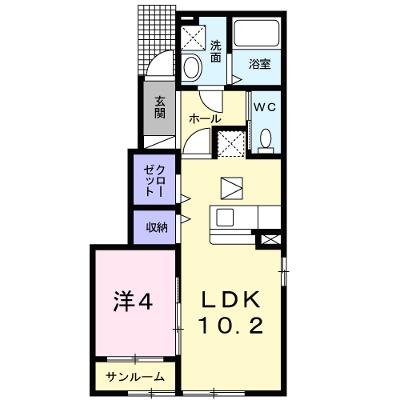 クレイドル 101【管理NO：1-017254801-01010】 ★家具家電は申し込み後に搬入します★ ★2026年09月上旬入居可能★の物件画像