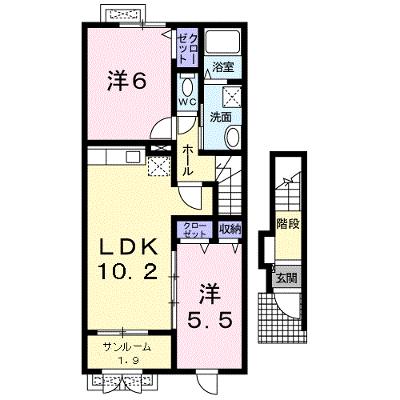 アネシスⅠ 202【管理NO：1-017573301-02020】 ★家具家電は申し込み後に搬入します 2026年08月下旬入居可能の物件画像