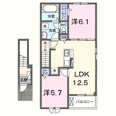 イースト　オレヌ 203【管理NO：1-027967101-02030】 ★家具家電は申し込み後に搬入します★ ★2026年08月中旬入居可能★の物件画像