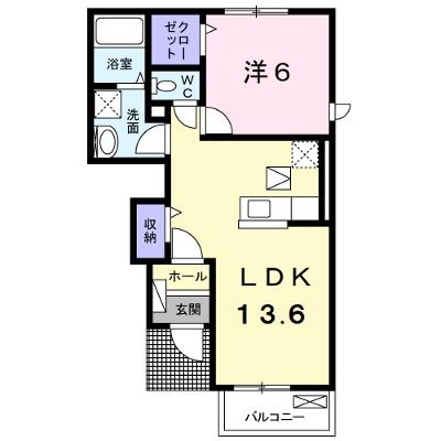 エアリー 103【管理NO：1-018843501-01030】 ★家具家電は申し込み後に搬入します★の物件画像
