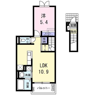 ボヌール・シャンブルⅡ 205【管理NO：1-018294501-02040】 ★家具家電は申し込み後に搬入します 2026年08月下旬入居可能の物件画像