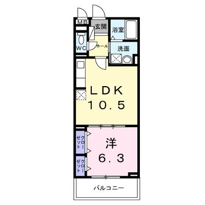サンリットハーモニー 202【管理NO：1-028694601-02020】 ★家具家電は申し込み後に搬入します 2027年01月下旬入居可能の物件画像