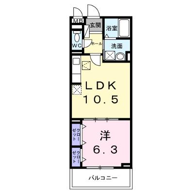 サンリットハーモニー 102【管理NO：1-028694601-01020】 ★家具家電は申し込み後に搬入します 2027年01月下旬入居可能の物件画像