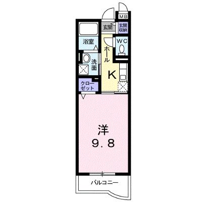ジラソーレ 302【管理NO：1-016659201-03020】 ★家具家電は申し込み後に搬入します★の物件画像