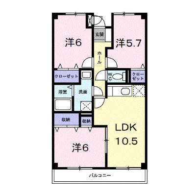 パラッツォ大安寺 403【管理NO：1-009522601-04030】 ★家具家電は申し込み後に搬入します 2026年08月下旬入居可能の物件画像
