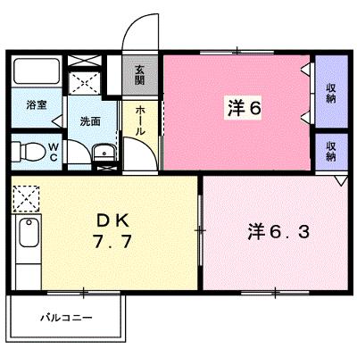 エスポワール　Ｂ 201【管理NO：1-007124602-02010】 ★家具家電は申し込み後に搬入します★ ★2026年08月下旬入居可能★の物件画像
