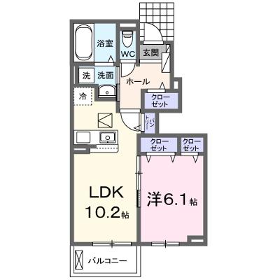 ハッピーメゾンⅧ　Ｃ 103【管理NO：1-028055203-01030】 ★家具家電は申し込み後に搬入します★ ★2026年11月中旬入居可能★の物件画像